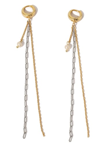 Brass Tassel Vintage Threader Earring