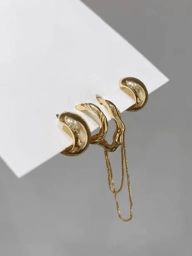 Brass Geometric Vintage Tassel  Set  Drop Earring