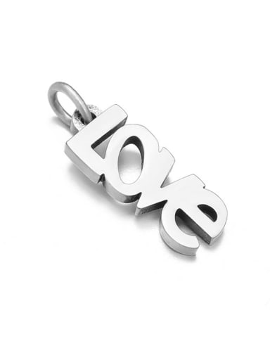 stainless steel letter pendant diy jewelry accessories