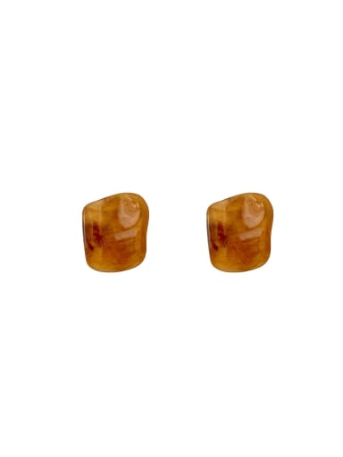 Alloy Acrylic Geometric Vintage Stud Earring/Multi-Color Optional