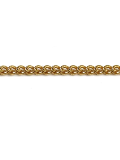 S925 Sterling Sliver Geometric Minimalist Bead Chain