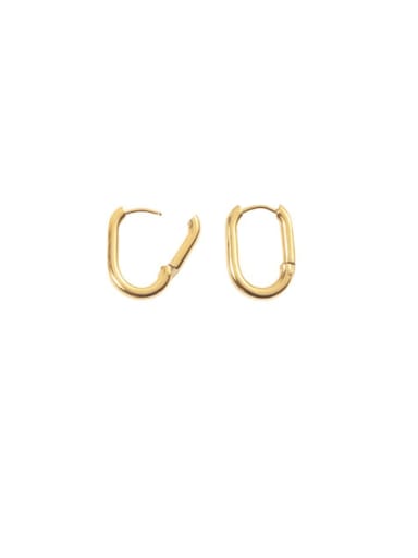 20MM Gold Stainless steel Geometric Minimalist Huggie Earring