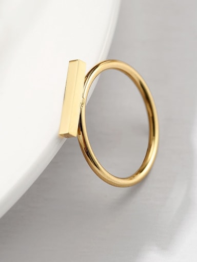 custom Stainless steel Geometric Minimalist Band Ring