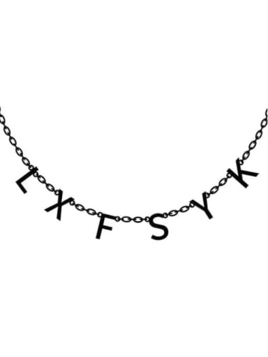 Custom Stainless steel Minimalist Name Necklace Chain