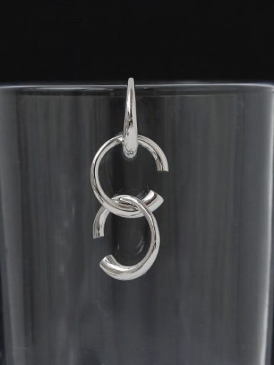 Brass Smooth Irregular Minimalist Midi Ring