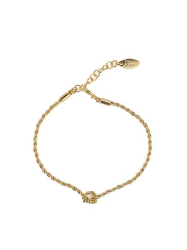 Brass Irregular knot Vintage Necklace