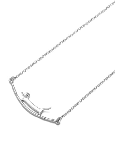Titanium Steel Animal Minimalist Necklace