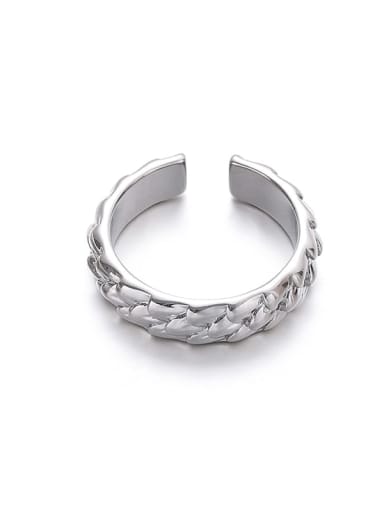 Dragon Scale Ring Brass Shell Geometric Minimalist Band Ring
