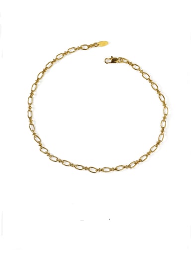 Brass Hollow Round chain Vintage Necklace