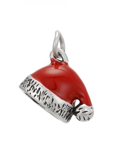 Stainless Steel 3d Christmas hats Accessories Christmas Series Pendant