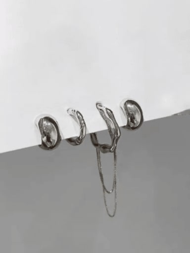 Brass Geometric Vintage Tassel  Set  Drop Earring