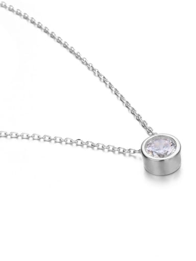 Stainless steel Birthstone Geometric Minimalist Necklace