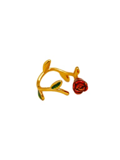 custom Brass Enamel Rosary Cute Band Ring