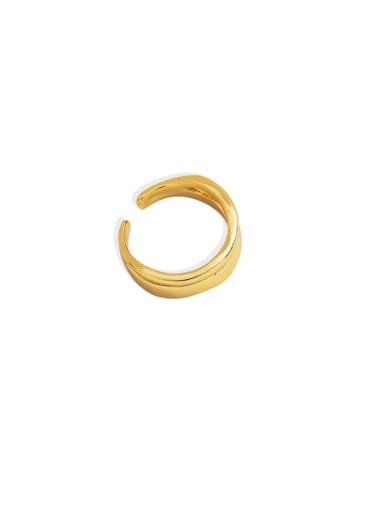 Brass Geometric  Irregular Vintage Stackable Fashion Ring