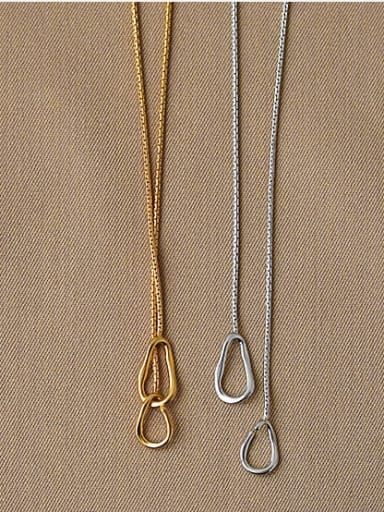 Brass Minimalist Snake Chain  Necklace