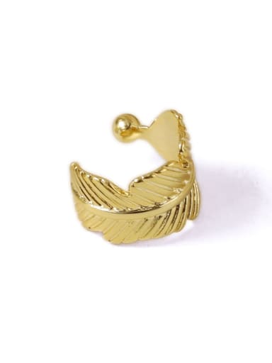 Feather (sold separately) Brass Feather Vintage Single Earring