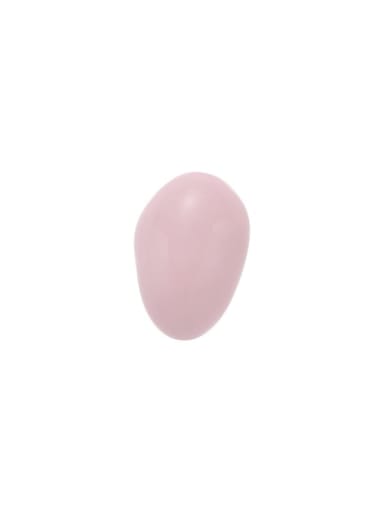 Pink Single (only one) Brass Enamel Geometric Minimalist Stud Earring Single (only one)