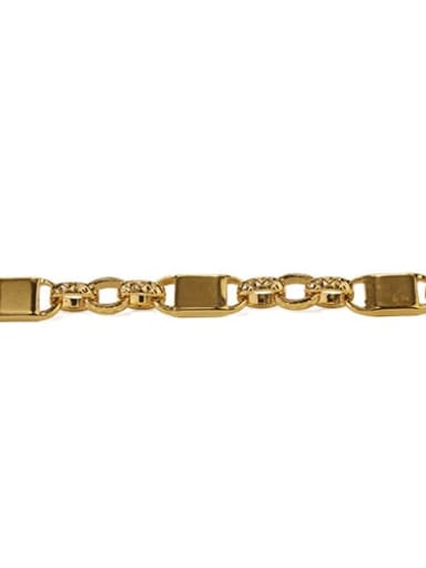 Brass Geometric Vintage chain Necklace