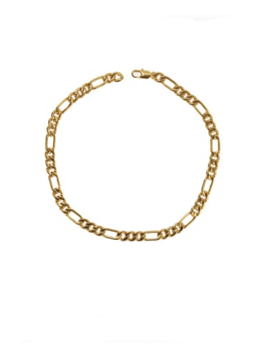 Brass Geometric Vintage Hollow chain Choker Necklace