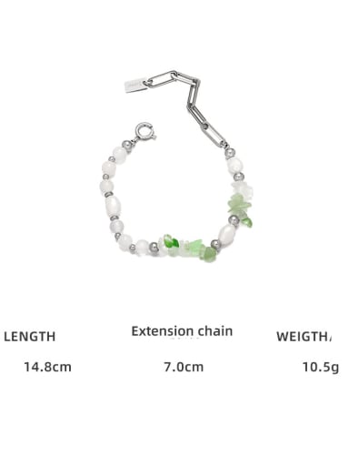 Bracelet Titanium Steel Freshwater Pearl Irregular Trend Necklace