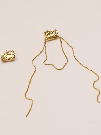 Brass Tassel Vintage Drop Trend Korean Fashion Earring