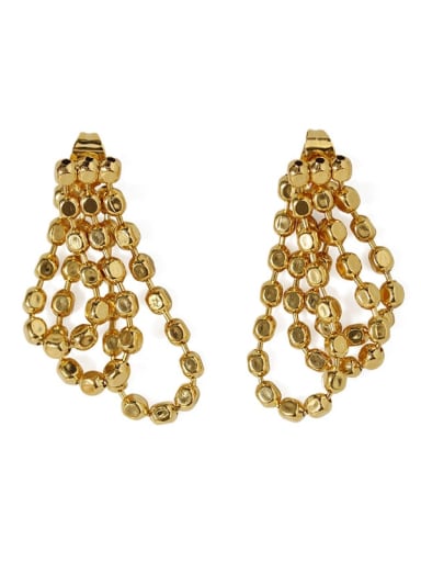 Brass bead Tassel Vintage Drop Earring