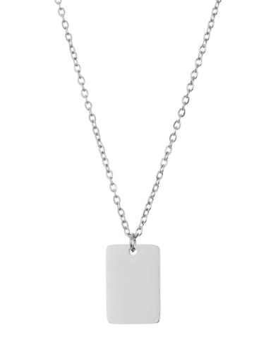 Steel Stainless steel personalise Necklace with your words