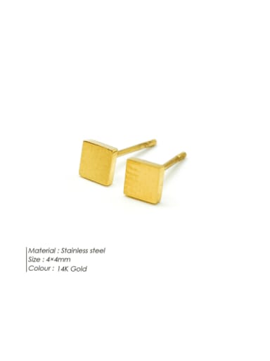 YE14811 Stainless steel Geometric Minimalist Stud Earring
