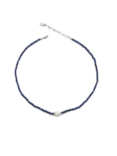 custom Titanium Steel MGB beads Irregular Minimalist Necklace