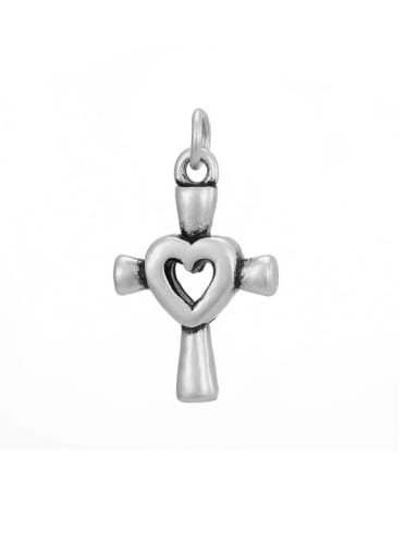 custom Stainless Steel Heart Cross DIY Accessories