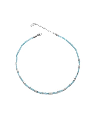 Titanium Steel MGB beads Irregular Trend Necklace