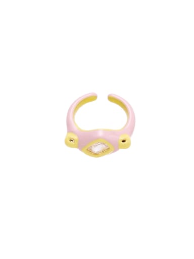 Ring Style 2 US 7 Brass Enamel Star Cute Band Ring