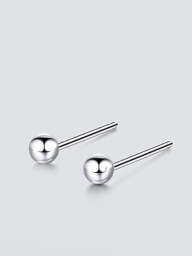 Stainless steel Round Minimalist Stud Earring
