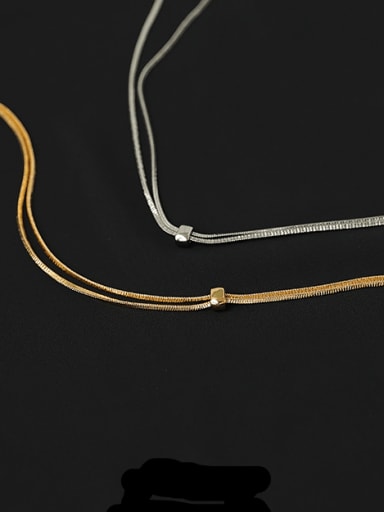Brass Tassel Vintage Lariat Necklace