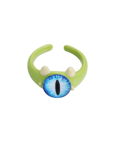 eye Alloy Enamel Animal Cute Band Ring
