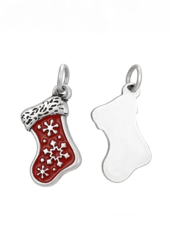 Stainless Steel 3d Stainless Steel Accessories Christmas Series Pendant