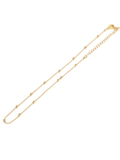 Brass Imitation Pearl Star Vintage Necklace