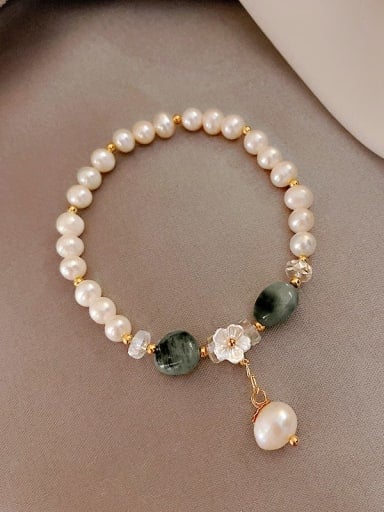 Alloy Imitation Pearl Trend Beaded Bracelet