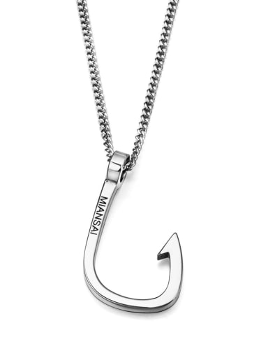 Titanium Steel Irregular Minimalist Long Strand Necklace