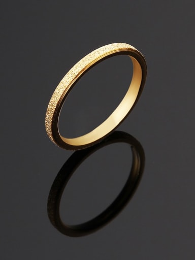 Titanium Steel yarn  Round Minimalist Ring