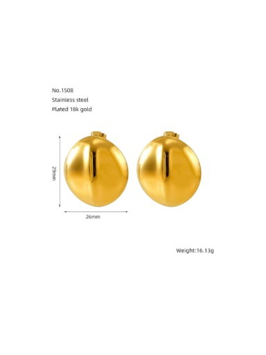 ZG1508 Stainless steel Irregular Hip Hop Stud Earring