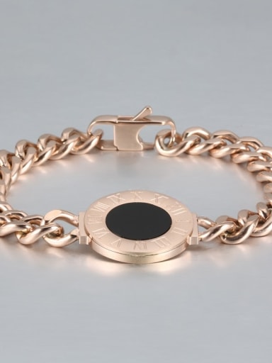 Titanium Number shell Luxury Bracelet