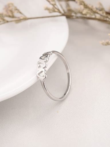 Titanium Heart Minimalist Band Ring