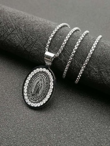 Titanium Steel Religious Vintage Necklace For Men