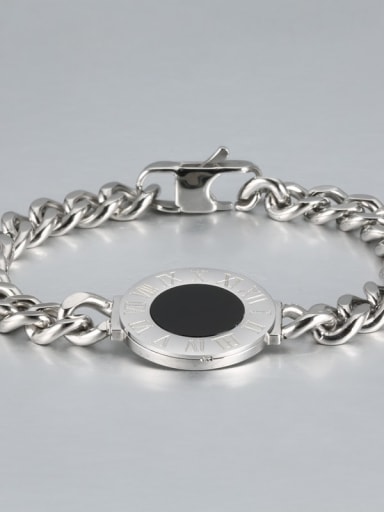 Titanium Number shell Luxury Bracelet