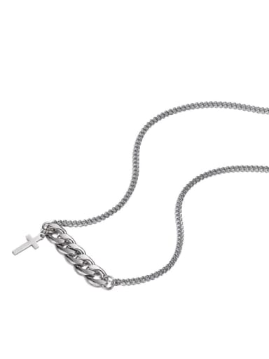 Titanium Steel Irregular Hip Hop Necklace