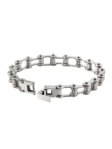 Titanium Steel Irregular Hip Hop Bracelet