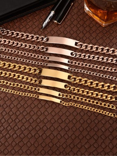 Titanium Minimalist Link Bracelet