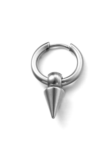 Titanium Steel Triangle Hip Hop Single Earring(Only one)