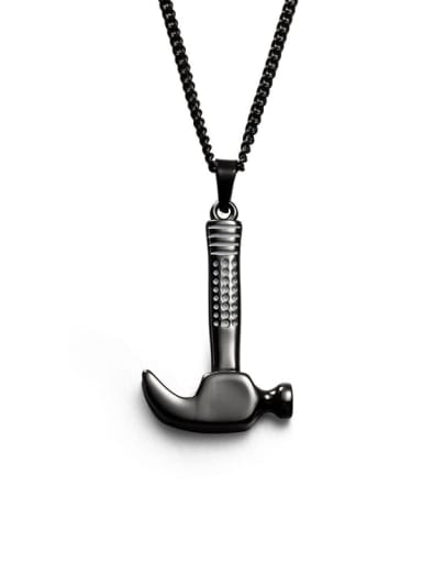 Titanium Steel Irregular Hip Hop Long Strand Necklace
